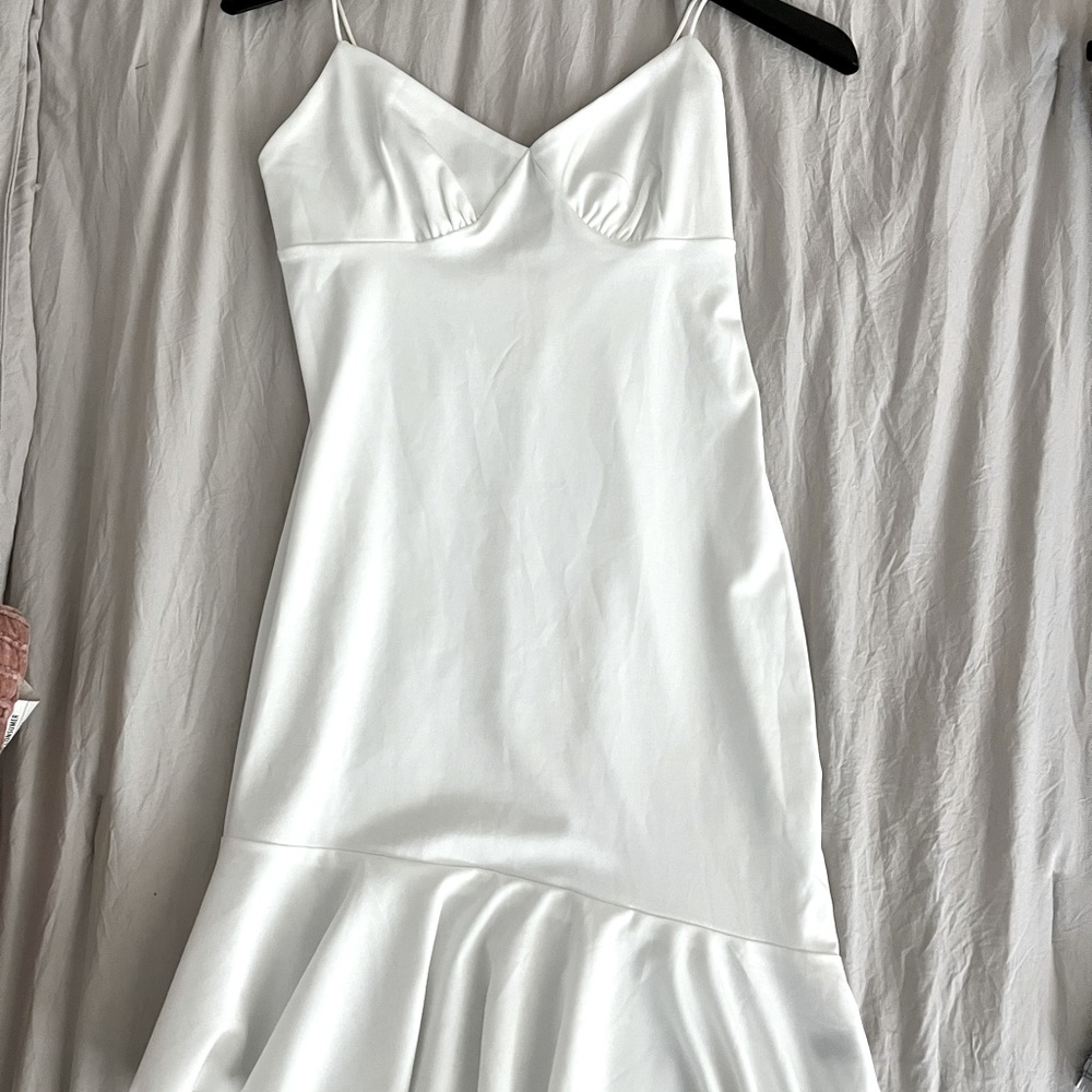White blush mark summer dress